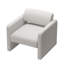 Fauteuil simple rembourré avec accoudoirs, pour la salle à manger / chambre à coucher / salon / réception