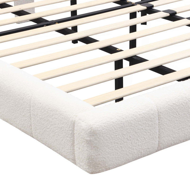 Lit flottant avec lumière Boucle pour chambre à coucher, Très grand lit
