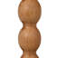 Table d'appoint demi-ronde en bois