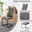 Bishaan Ergonomic Dining Chair With High Back, Comfortable Cushion And Metal Legs (Set of 4)