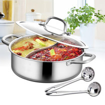  22.2Qt Commercial Grade Large Stock Pot Stainless Steel  Stockpot Stew Pot with Lid,Heavy-Duty Encapsulated Bottom Stockpot with  Stay Cool Handle, Induction Base Safe: Home & Kitchen