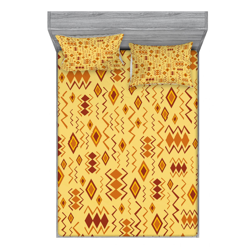 Microfiber Sheet Set, Queen Sheet Set with Fitted Sheet