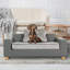 Grand lit pour animaux de compagnie Critter Sitters en gris foncé-120243337