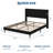 Platform Bed Frame with Headboard, Comfy Corduroy Upholstered Bed Frame with Wooden Slats Support, No Box Spring Needed-855076888-855076892