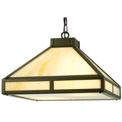 Luminaire suspendu pour dôme simple 2 lumières