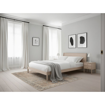 Tapis beige/rouge/brun moyen traditionnel Swinyer