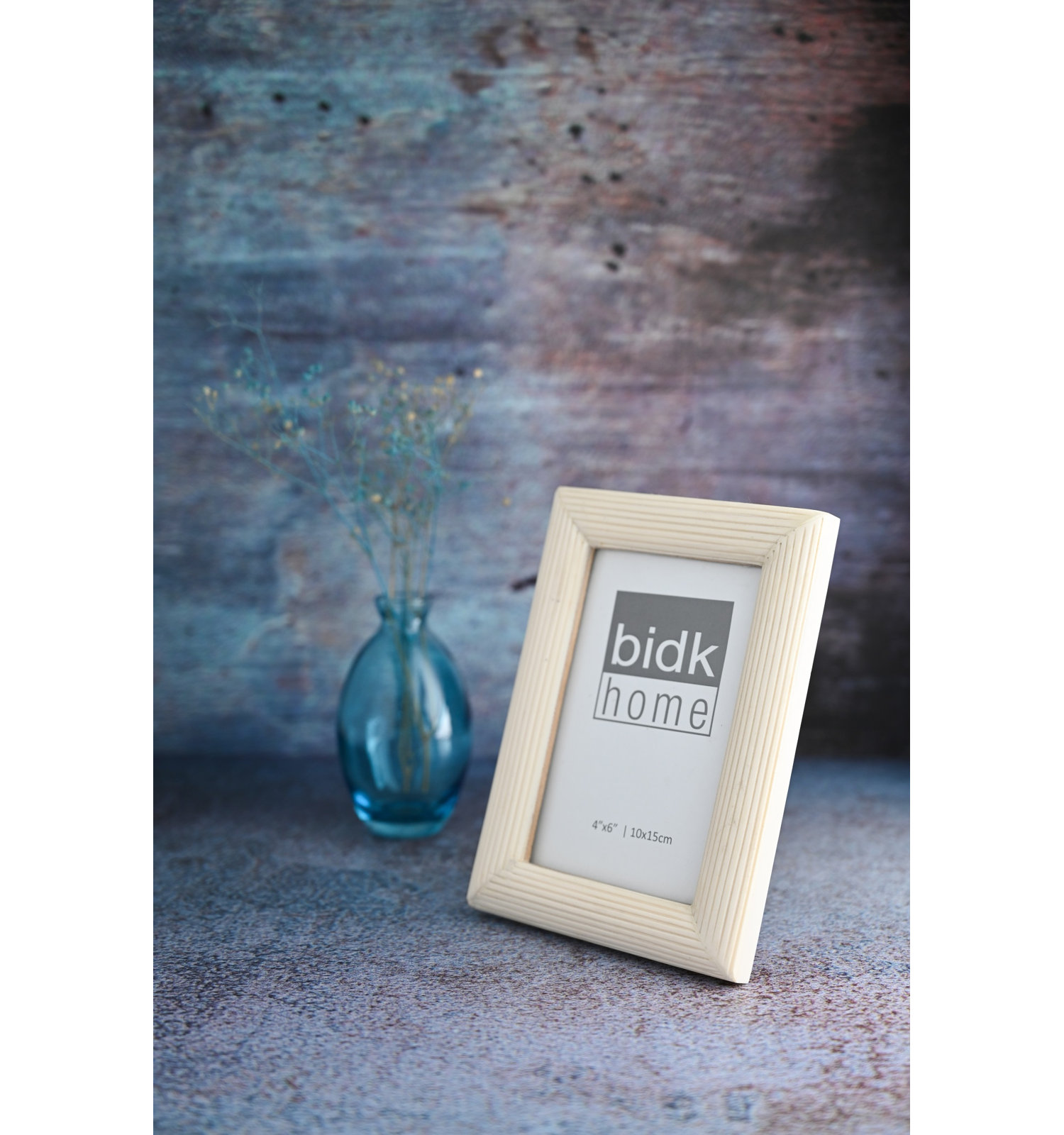 Zuriah Bone Matte Picture Frame, 4" x 6", White