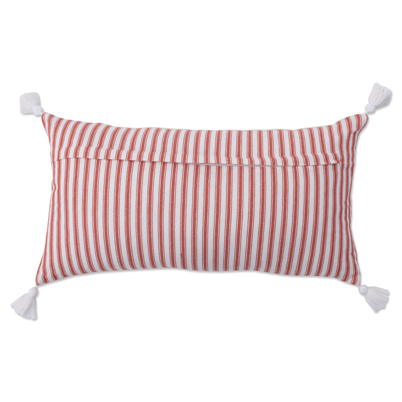 Pumpkin Cotton Reversible Throw Pillow