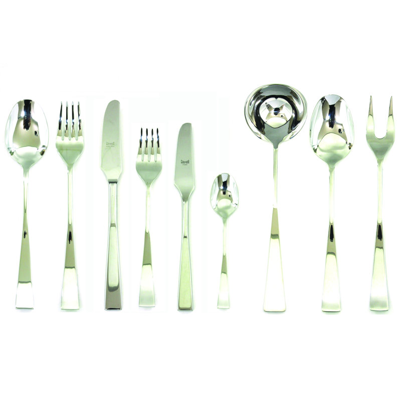 Italia 75 - Piece Stainless Steel Flatware Set - Service for 12