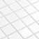 Metro 1" Square Matte White 10-3/4" x 11-3/4" Porcelain Mosaic Floor and Wall Tile