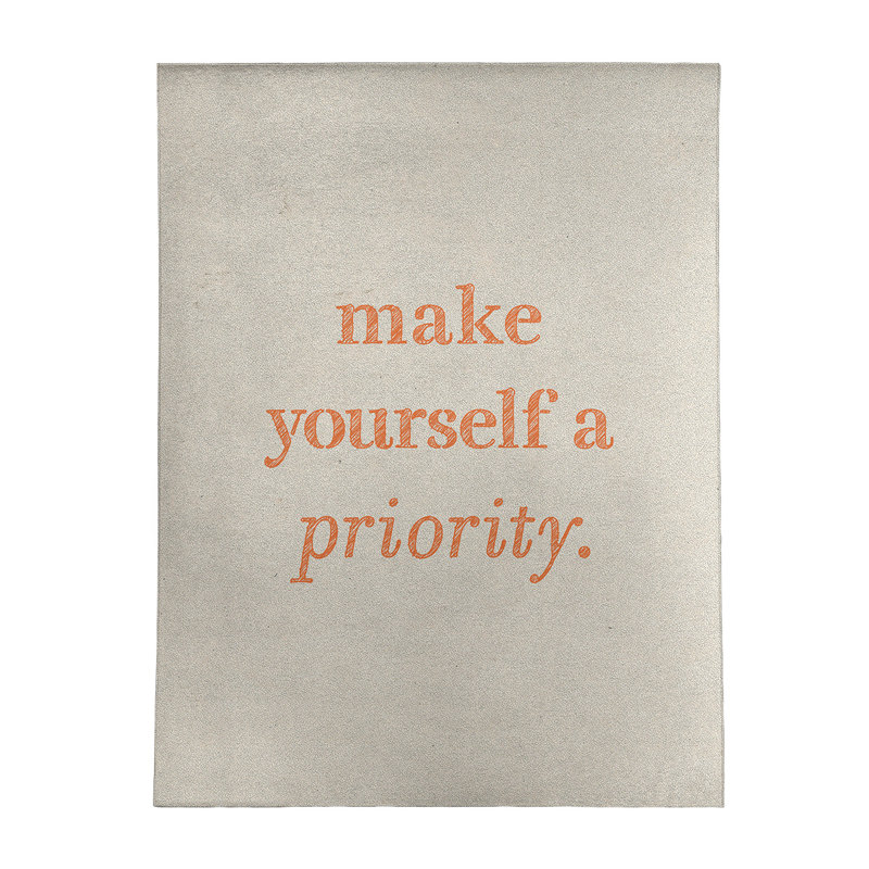 Quotes Chenille Indoor Rug, Rectangle 5' x 7'