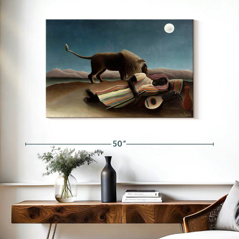 Brampt The Sleeping Gypsy, 26" H x 39" W