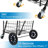 40.5'' H x 16.9'' W Utility Cart with Wheels-73274004
