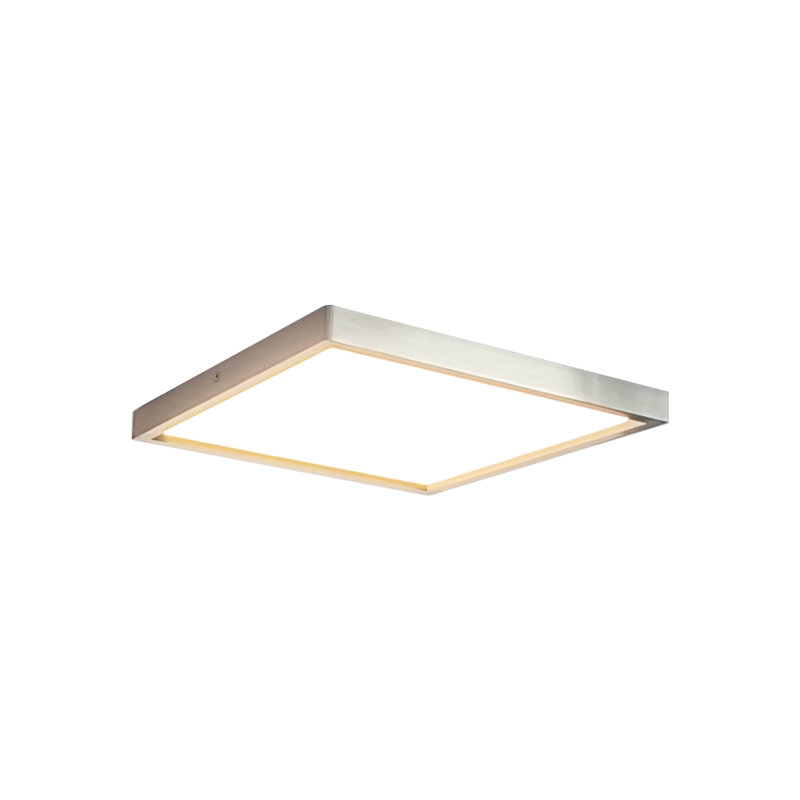 Plafonnier encastré 1 lumière DEL, H 1 po x l 13 po x P 13 po