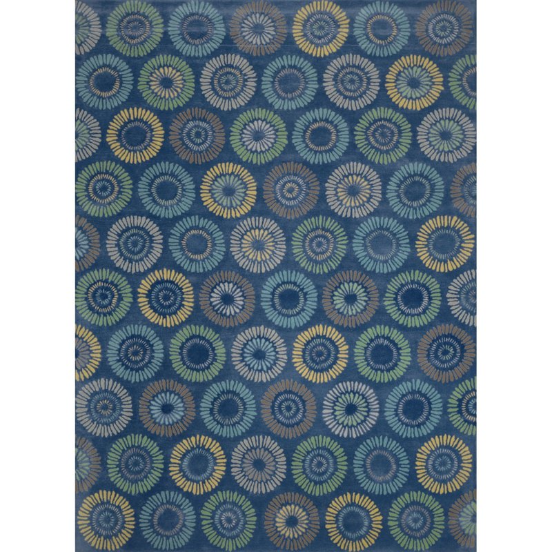 Dandelion Hand-Tufted New Zealand Wool Multicolor Area Rug, Rectangle 10' x 14'
