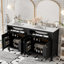 Meuble-lavabo double 60 po-367361059