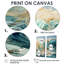 «Ocean Charm», art nautique sur toile turquoise-761482155-761482152-761482153