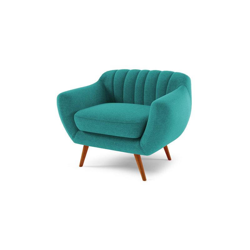 Katharine Upholstered Armchair, Ibiza Emerald Green