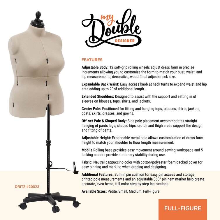Dritz My Double Designer Adjustable Dress Form & Reviews - Wayfair