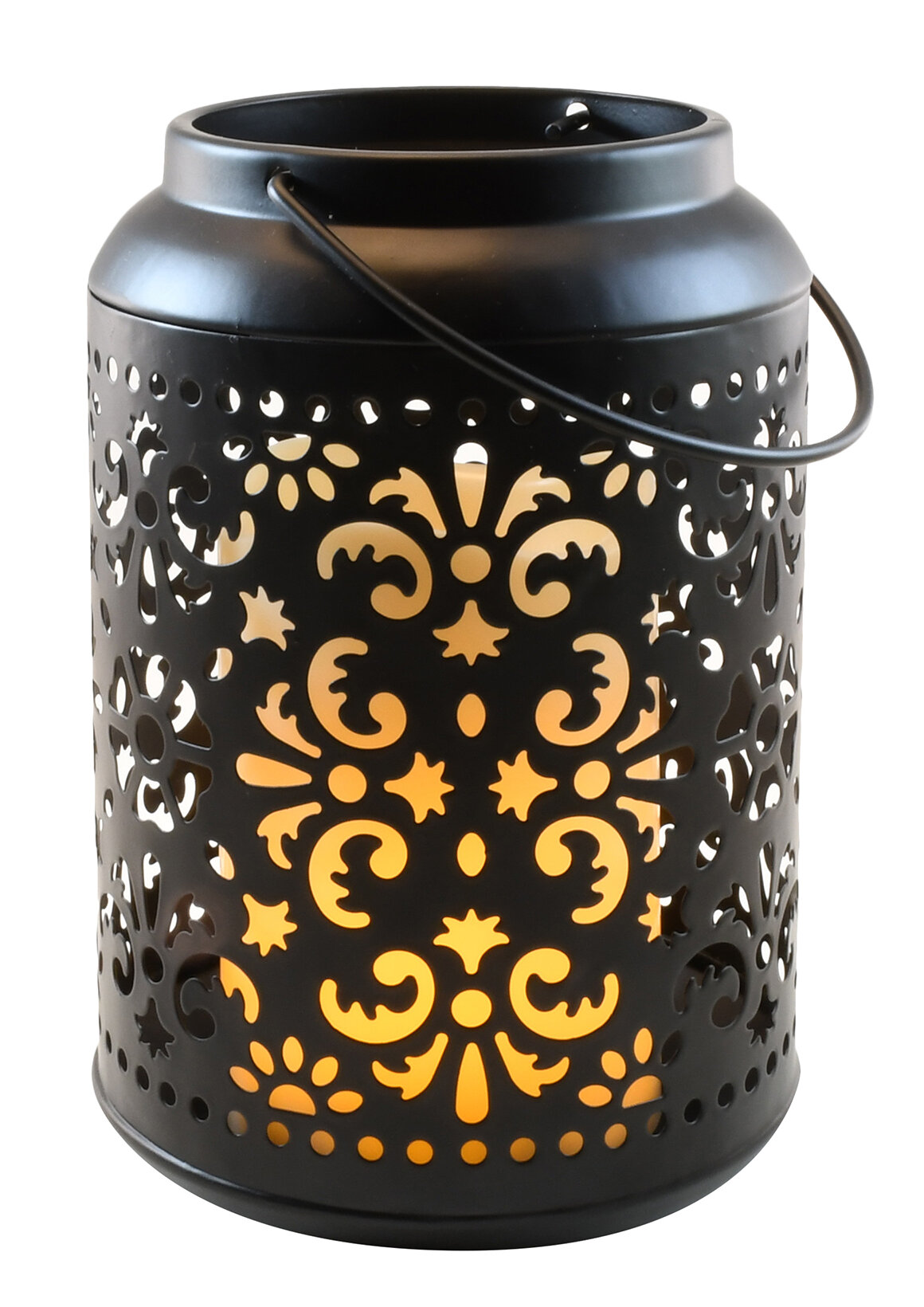 Battery Operated Outdoor Lanterns with LED Candles - LumaBase