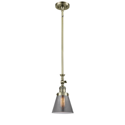 Luminaire suspendu conique 1 lumière Hannan