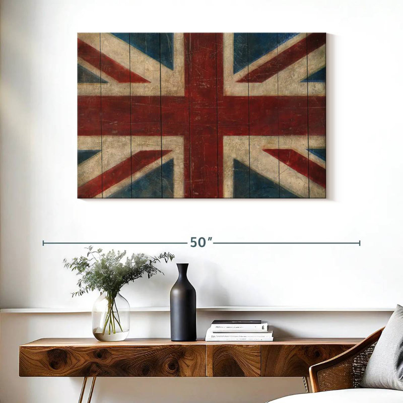 Borges Union Jack, H 26 po x l 39 po