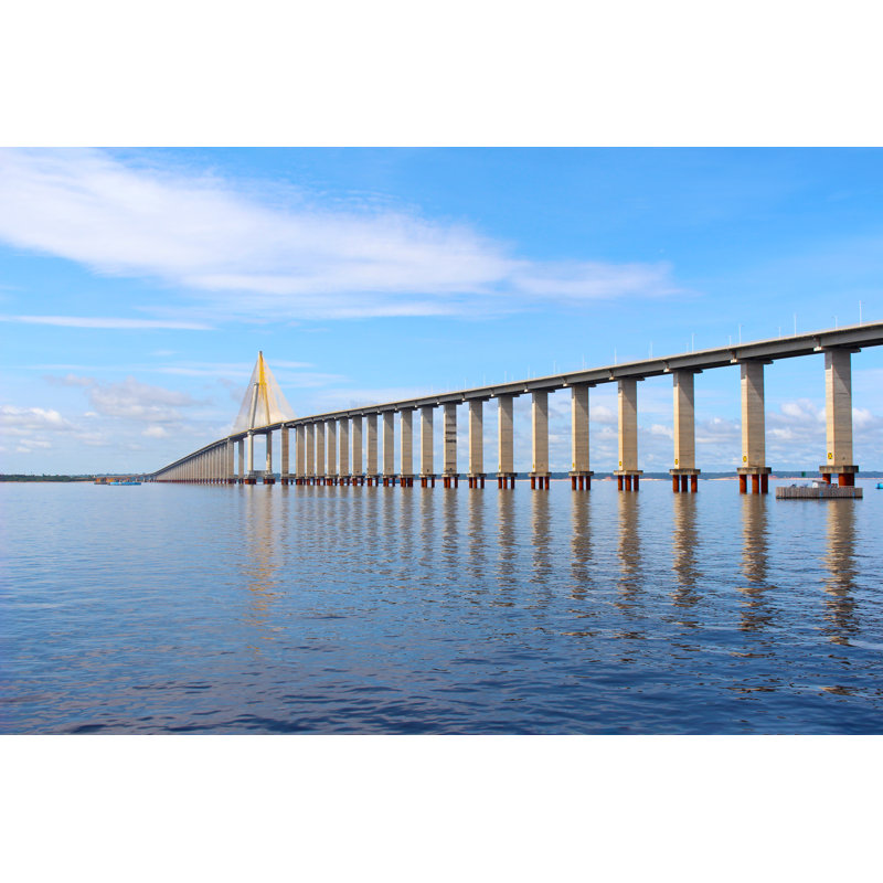 Rio Negro Bridge by Gvictoria - Wrapped Canvas Print, 61cm H x 91cm W