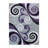 Aarley-Ray Modern Distressed Swirl Abstract Style Indoor Area Rug-1817552190