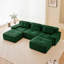 Canapé modulaire en U (vert)-955455482