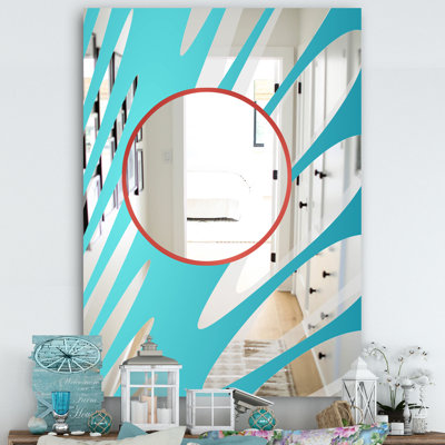 Splashes Circles Modern Wall Mirror