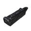 Canapé inclinable électrique Sensa G00723A-RS avec table et ceinture à DEL noire-133072975