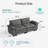 Colbey 90'' Upholstered Modular Cloud Sofa-1244192802-1244192801