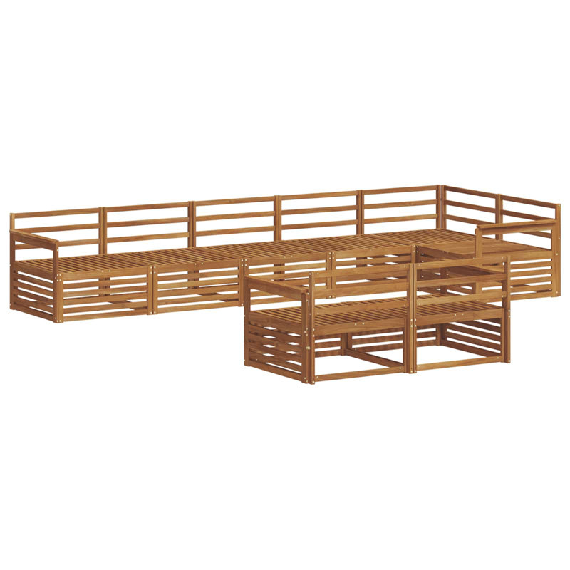 406cm Wide Patio Sectional Set
