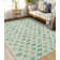 Helenie Vintage Blossom Print Machine Washable Area Rug