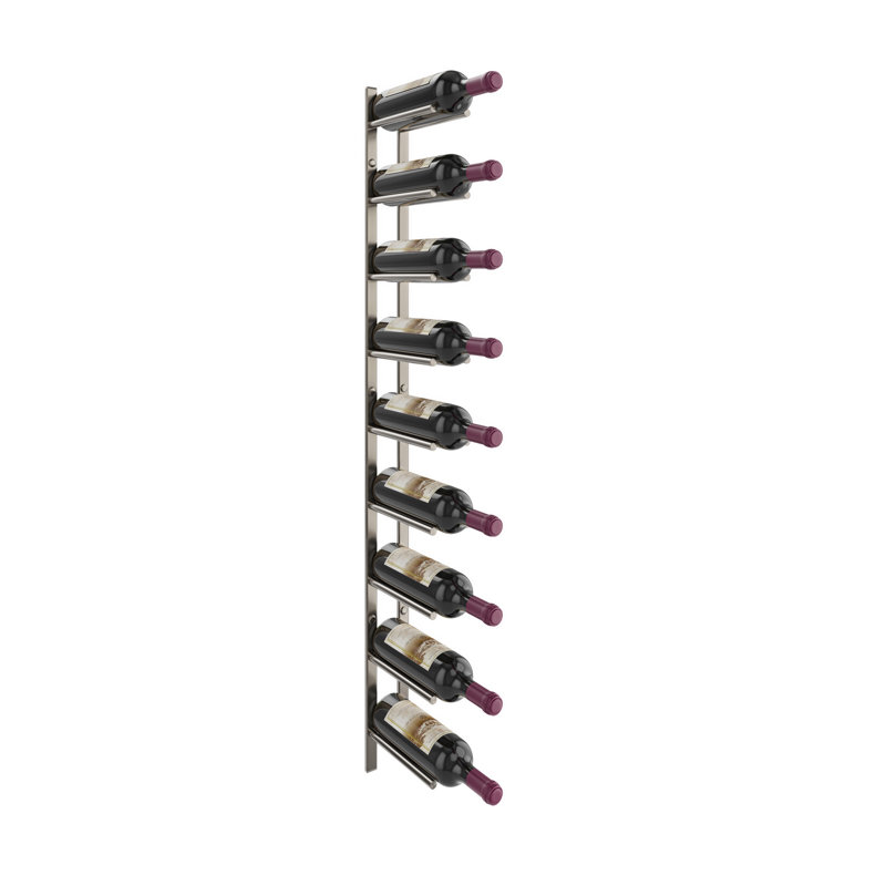 Bronce 9 - Bottle Wine Bottle Rack, Gunmetal