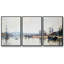 La seine sous Rouen, 1872 3 pièces-354247664-354247665