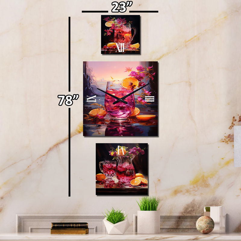 Enajah Metal Wall Clock