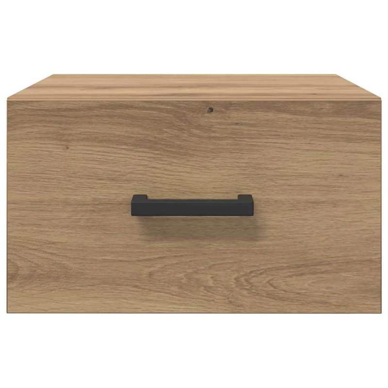 35cm W Manufactured Wood Bedside Table, Artisan Oak