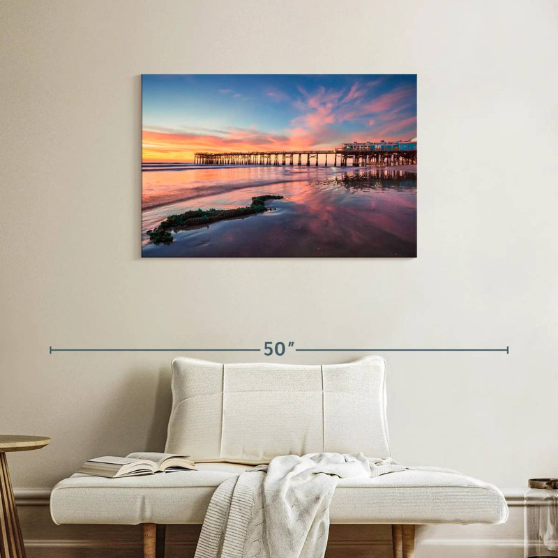 Cocoa beach pier sunrise Aletra, H 24 po x l 36 po