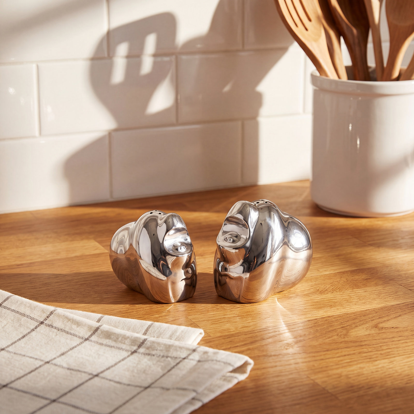 Nambe Savanna Gorilla S/P Shakers