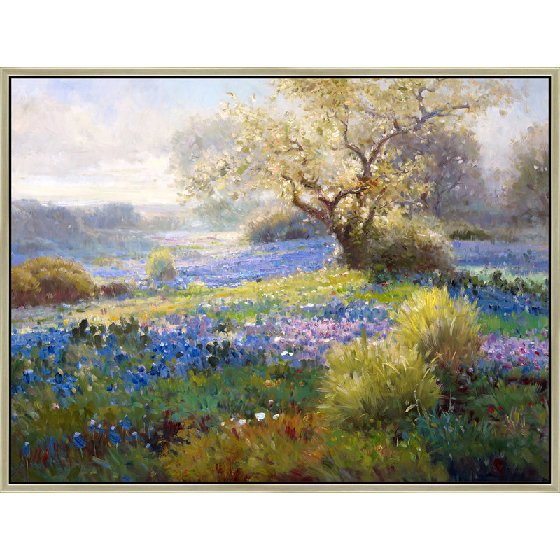 «Bluebonnet Reverie», H 38 po x l 50 po, Brun