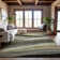 Premium Machine Washable Wayne AMF1098 Swirls Rug