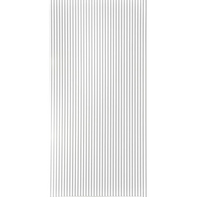 Ridges MirroFlex 4ft. x 8ft. PVC Glue up 3D Wall Panels - Gloss White (32 sq.ft./sheet)
