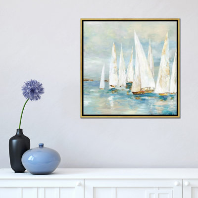 " White Sailboats " by Allison Pearce