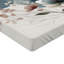 Drap-housse Ambesonne Monstera_ Imprimé floral minimaliste_ Bleu gris et rosé-95977989