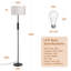 Lampe sur pied traditionnelle 63 po avec télécommande et ampoule incluse-926670273