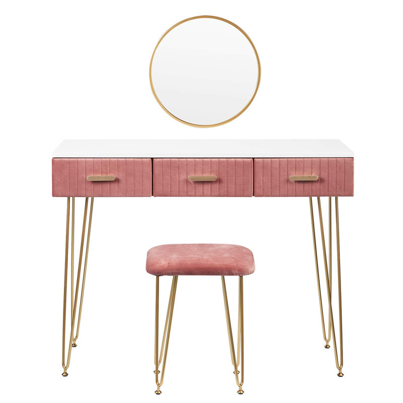 Dacian Dressing Table with Mirror