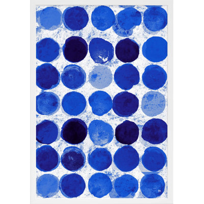 «Satori Dots Motif Indigo» par Studio M - reproduction de cadre photo