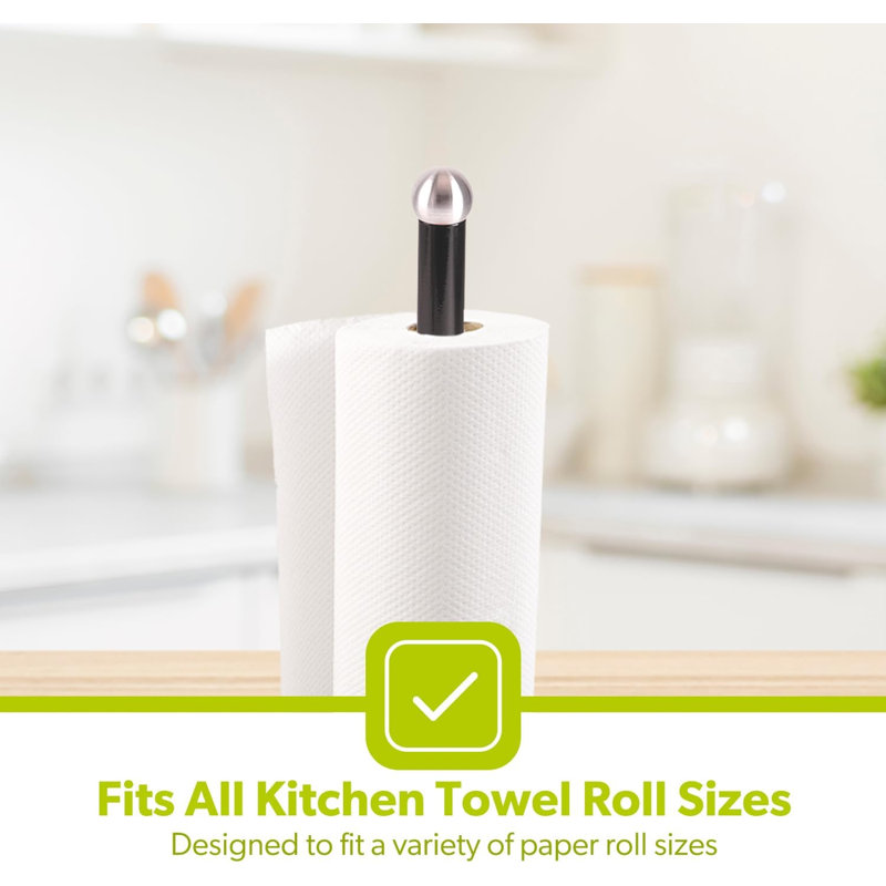 Paper Towel Holder, Black