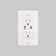 1G Combination Duplex Outlet And USB-A + C Charger / With Logo 